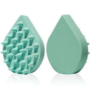 Mint Green Scalp Massager Brush 2pack